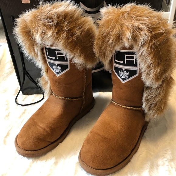 NHL LA Kings Cuce The Fanatic Boots New w/ Box Women's Sz 8 - Picture 3 of 6